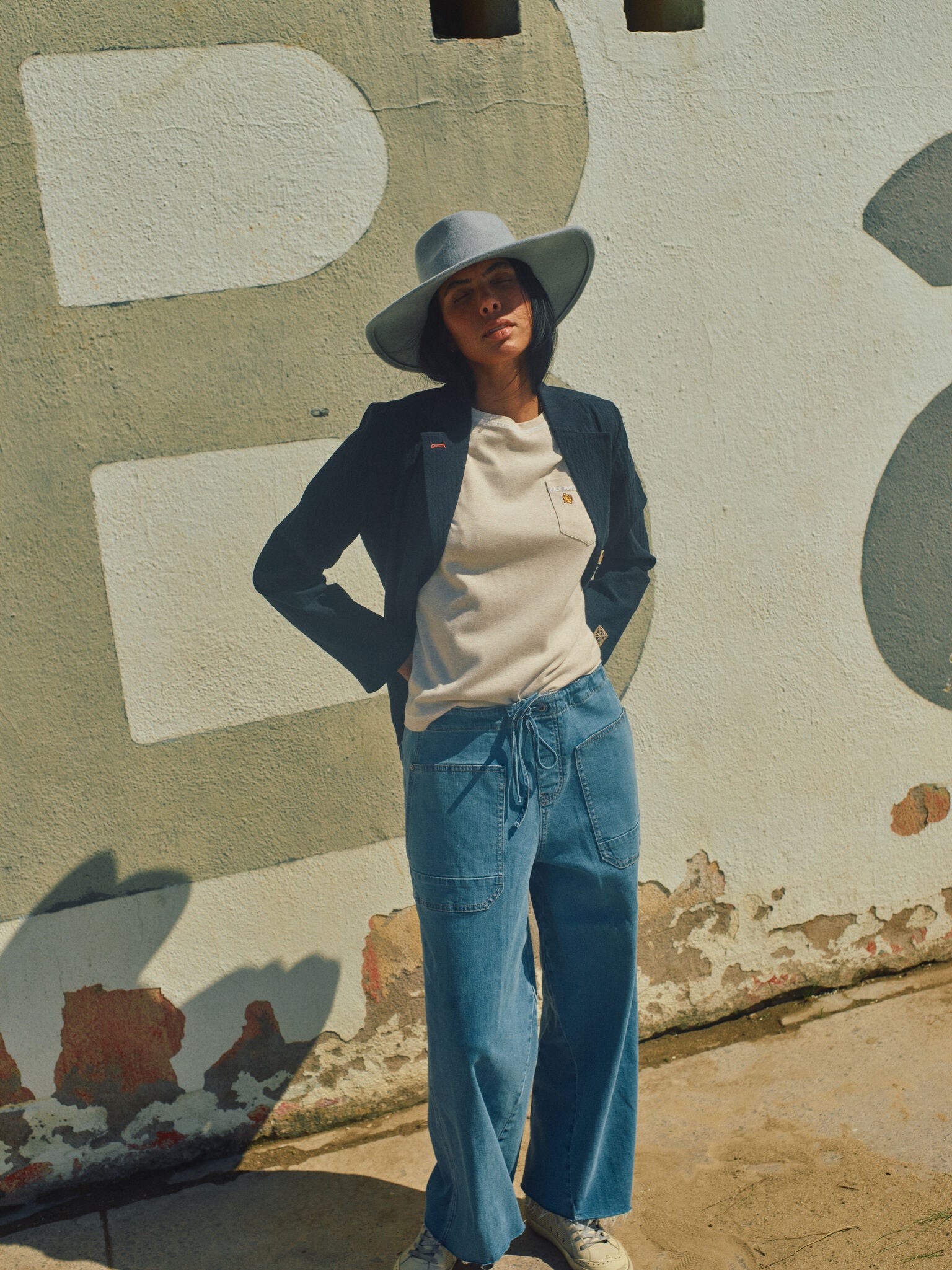 Modelshot / Beige Melange / Detail